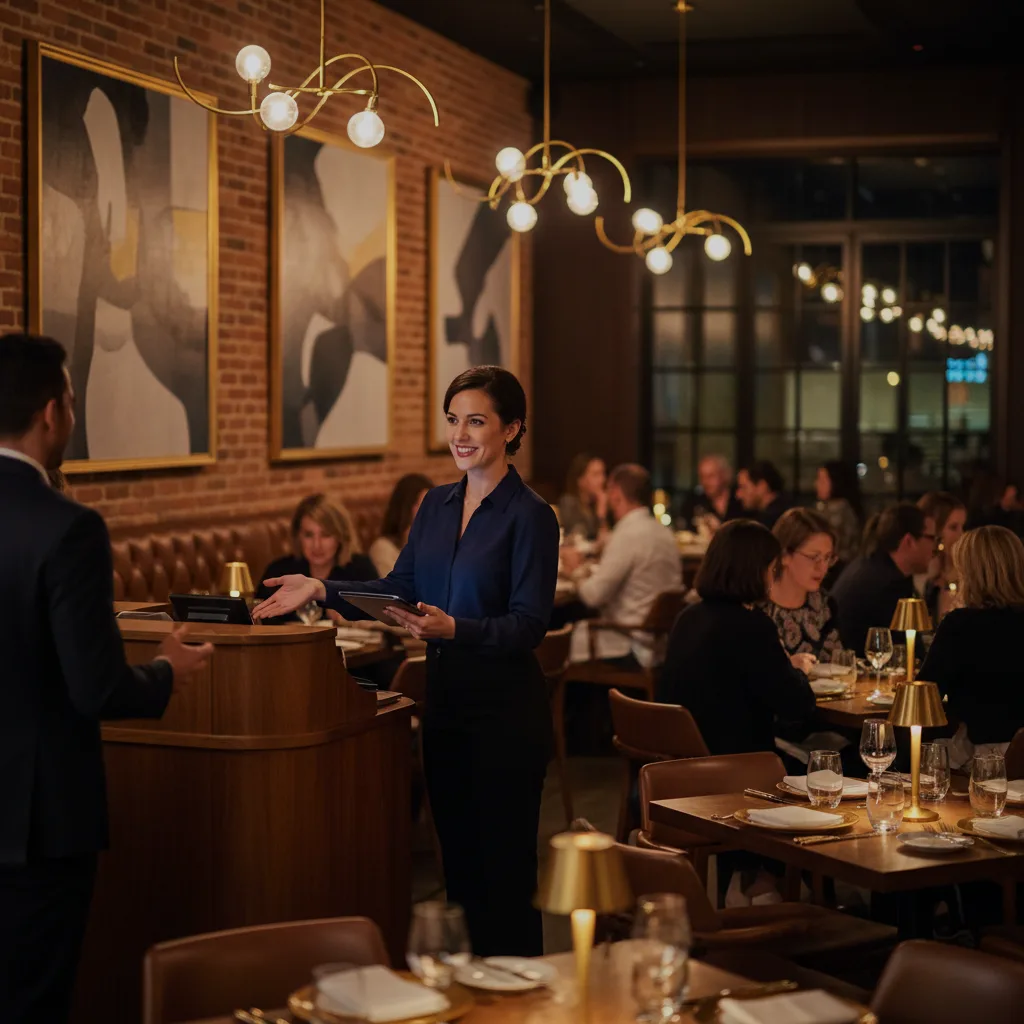 AI restaurant chatbot handling guest bookings and inquiries